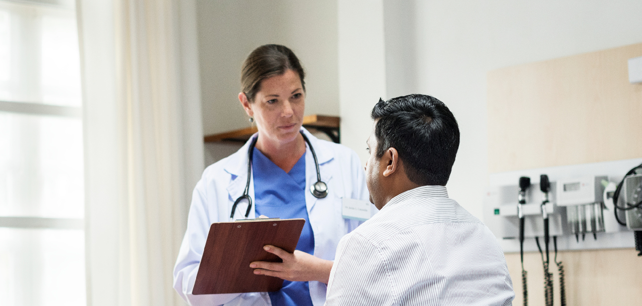 photo of doctor and patient