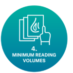 icon minimum reading volumes